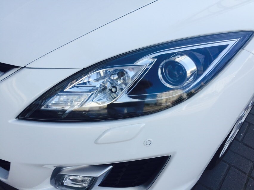 Поменял линзы, лампочки. Отполировали стекла на фарах и покорили броню ...