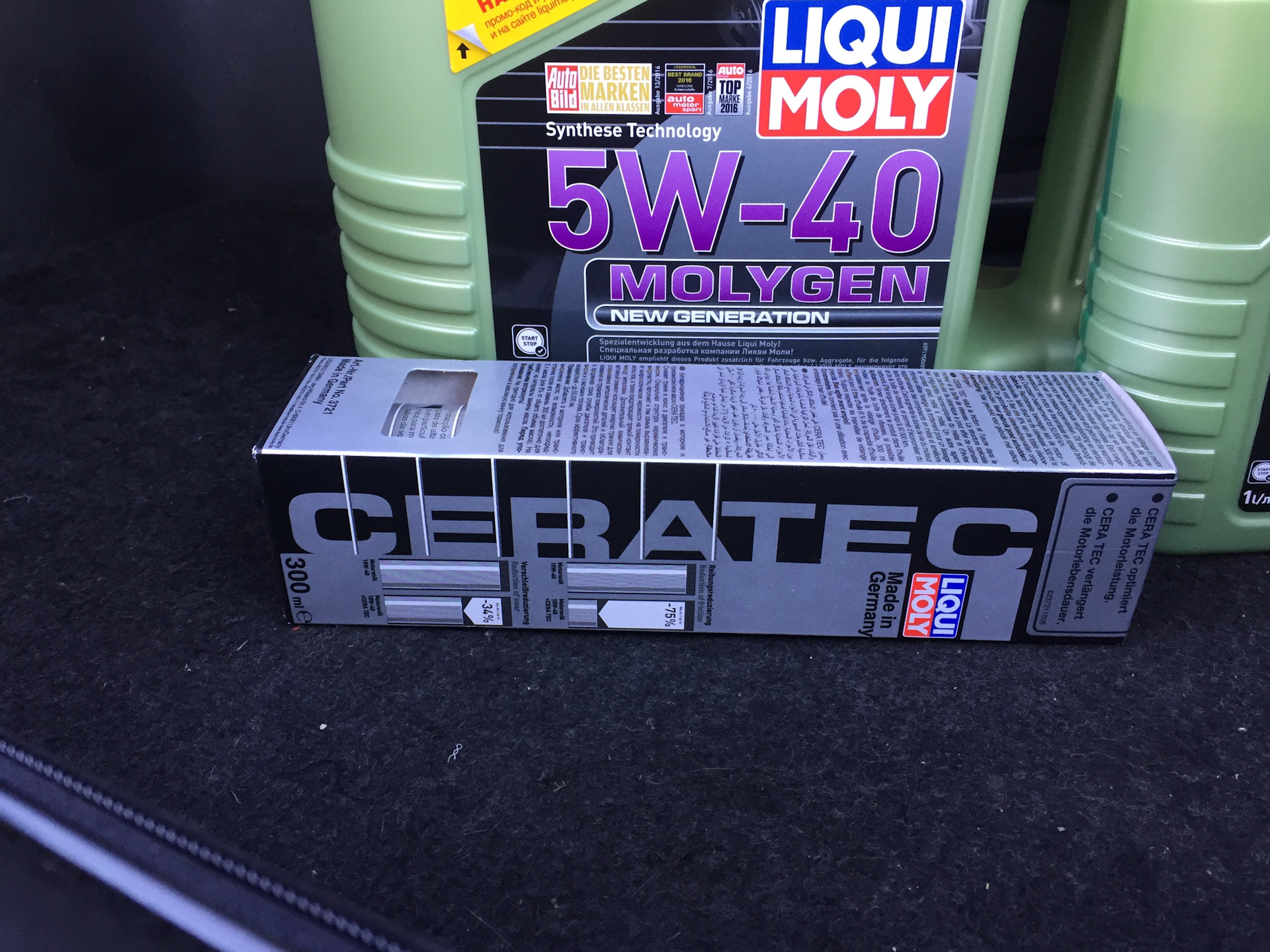 LIQUI MOLY Molygen New Generation 5W-40 + Промывка двигателя Профи Pro ...