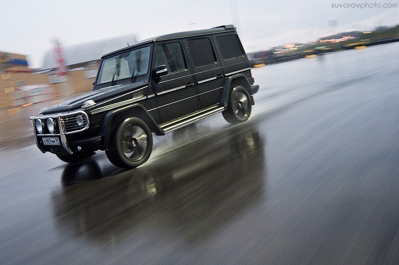 Mercedes Benz Гелик в городе