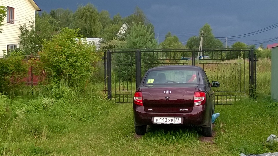 Датчик температуры забортного воздуха — Lada Гранта (1G), 1,6 л, 2013 ...