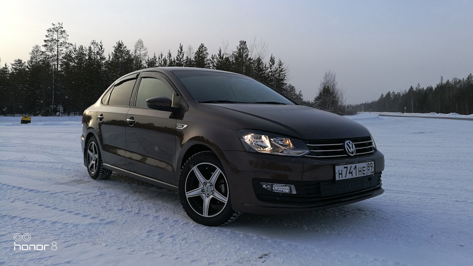 Volkswagen Polo Sedan 1.6 бензиновый 2015 Toffee Brown на DRIVE2