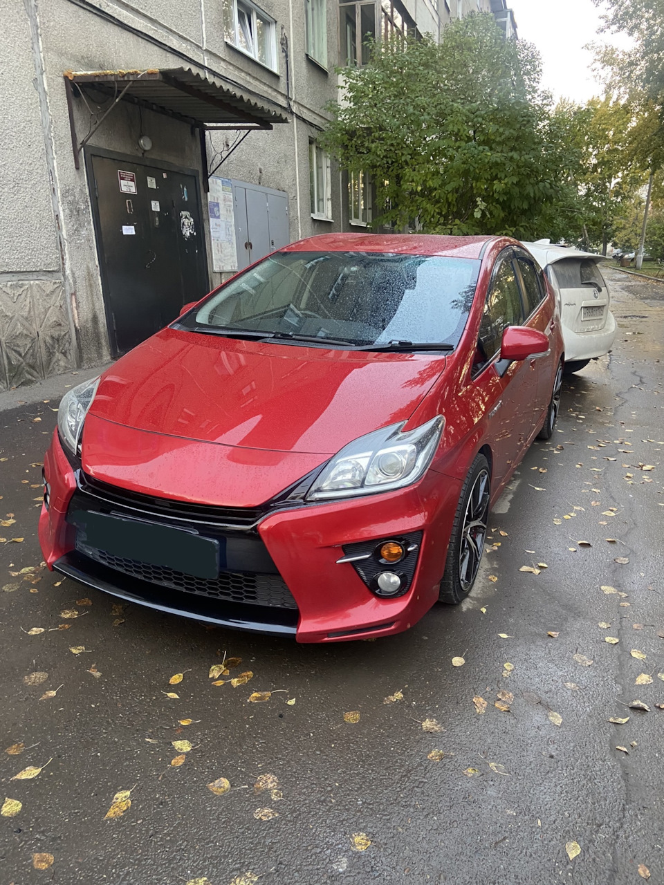 Полировка+покрытие жидким стеклом — Toyota Prius (30), 1,8 л, 2013 года |  стайлинг | DRIVE2