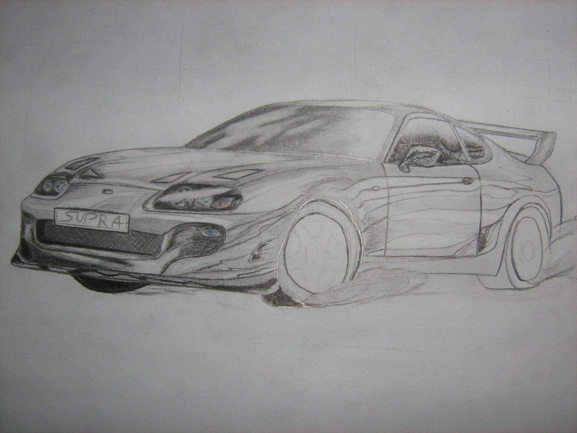 Рисунок Toyota Supra Drift. — DRIVE2