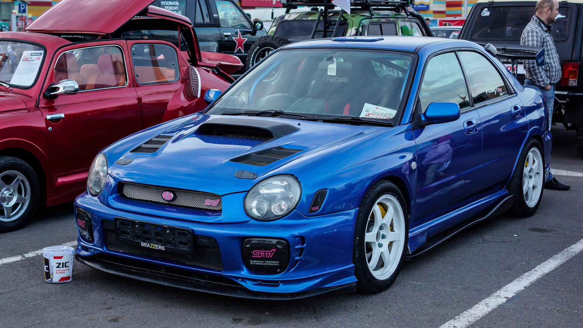 Subaru Impreza WRX STI (GD) 2.5 бензиновый 2002 | Лупатая лиса на DRIVE2