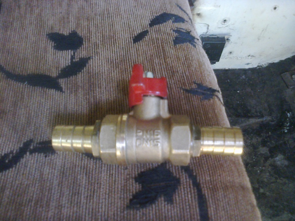 краник печки из хозмага на УАЗ 3303 — УАЗ 3303, 2,4 л, 1992 года ...