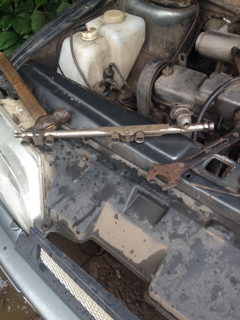 Замена круглой топливной рампы на квадратную — Lada 2114, 1,5 л, 2005 ...