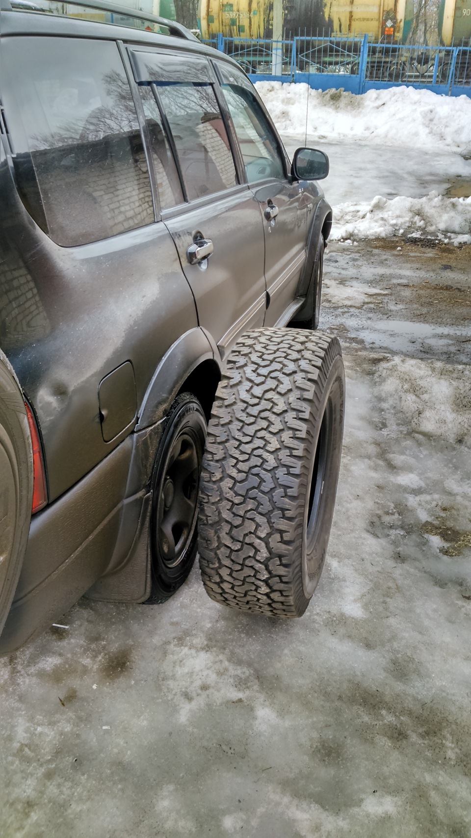 купил а / т. резину бигудричи — Toyota Land Cruiser 80, 4,2 л, 1994 ...