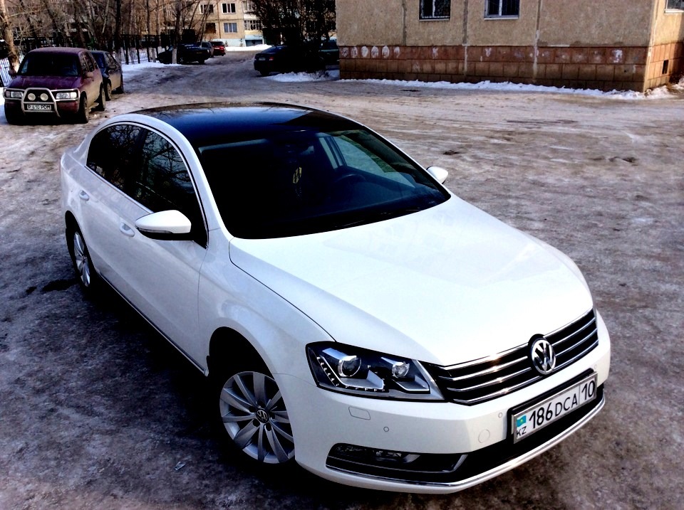 volkswagen passat b7 белый