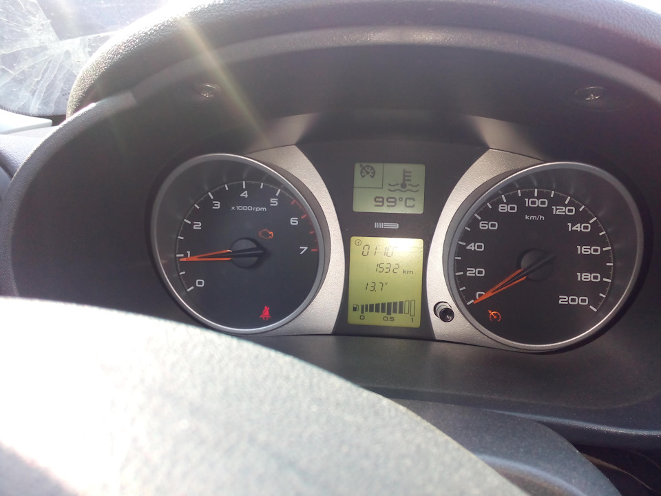 Штатный круиз в гранте стандарт седан — Lada Гранта, 1,6 л, 2012 года ...