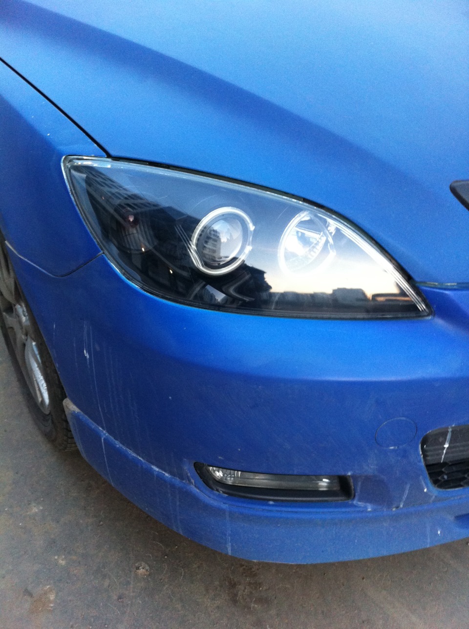 Alloy headlight polishing outside  inside polishing