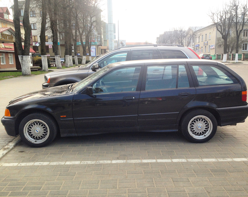 BBS 15,5style, r15 — BMW 3 series Touring (E36), 1,6 л, 1998 года ...