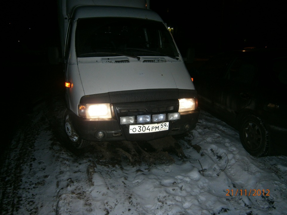 ПТФ с габаритами — ГАЗ Газель, 3,4 л, 2002 года | тюнинг | DRIVE2