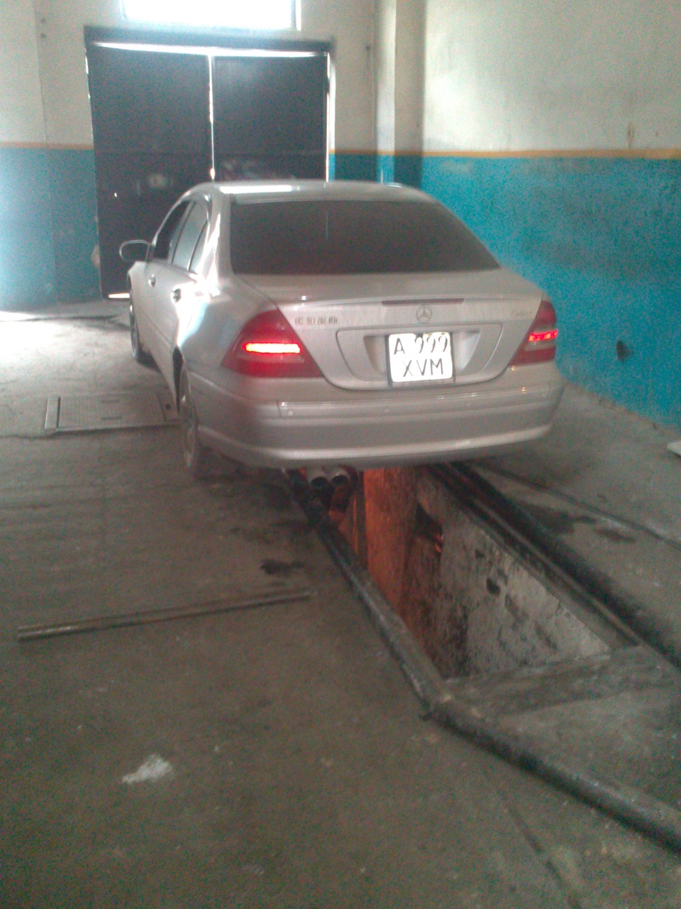 Удаление резонатора — Mercedes-Benz C-Class (W203), 3,2 л, 2001 года ...