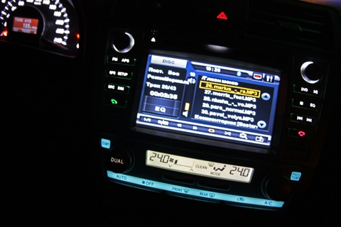 Installation of multimedia - Toyota Camry 24L 2007