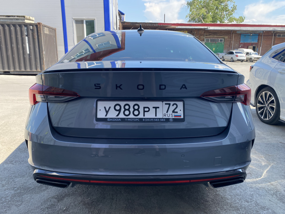 Установка надписи S K O D A от A8FL — Skoda Octavia A8 Mk4, 1,4 л