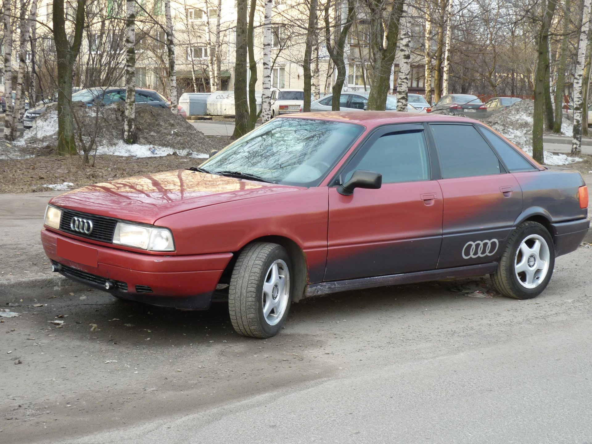 Замена дисков (или 4 звезды для 4 колец) — Audi 80 (B3), 1,8 л, 1989 года |  колёсные диски | DRIVE2