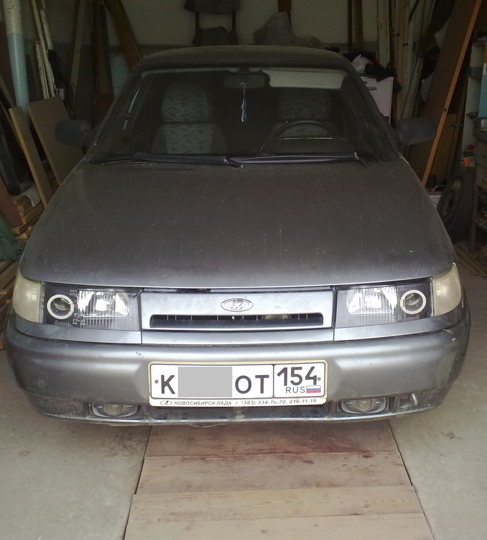 Доработка фар Киржач + ангельские глазки — Lada 21124, 1,6 л, 2006 года ...