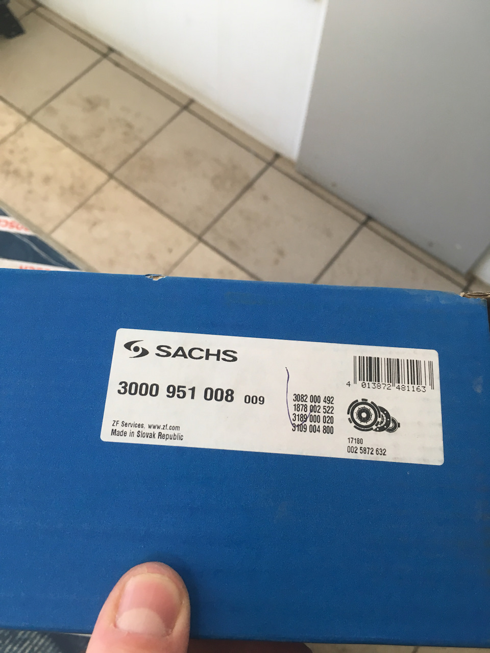 3000951008 Сцепление, комплект для FORD, MAZDA SACHS | Запчасти на DRIVE2