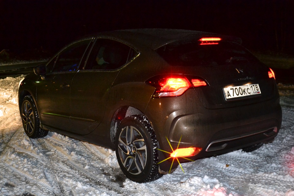 Тест и обкатка зимней резины. — Citroen DS4, 1,6 л., 2012 года ...