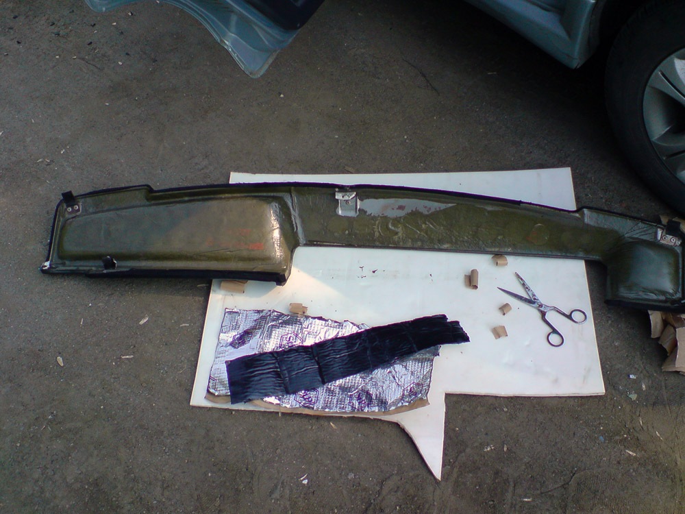 Шумоизоляция панели и крышки багажника, тюнингованный щиток %) — Lada ...