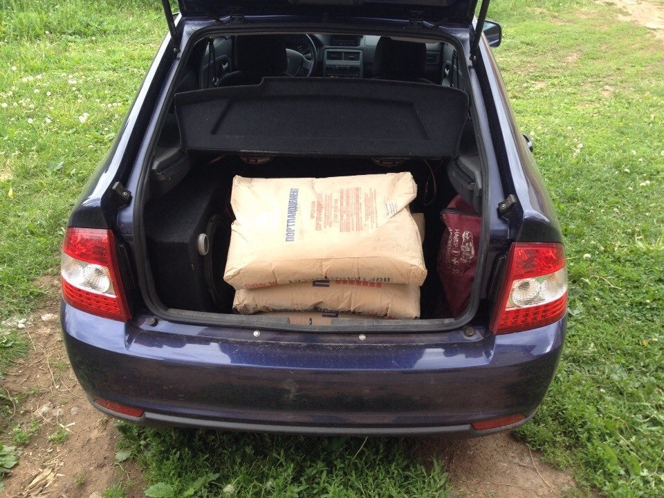 Цемент — не посадка) — Lada Приора хэтчбек, 1,6 л, 2014 года | просто ...