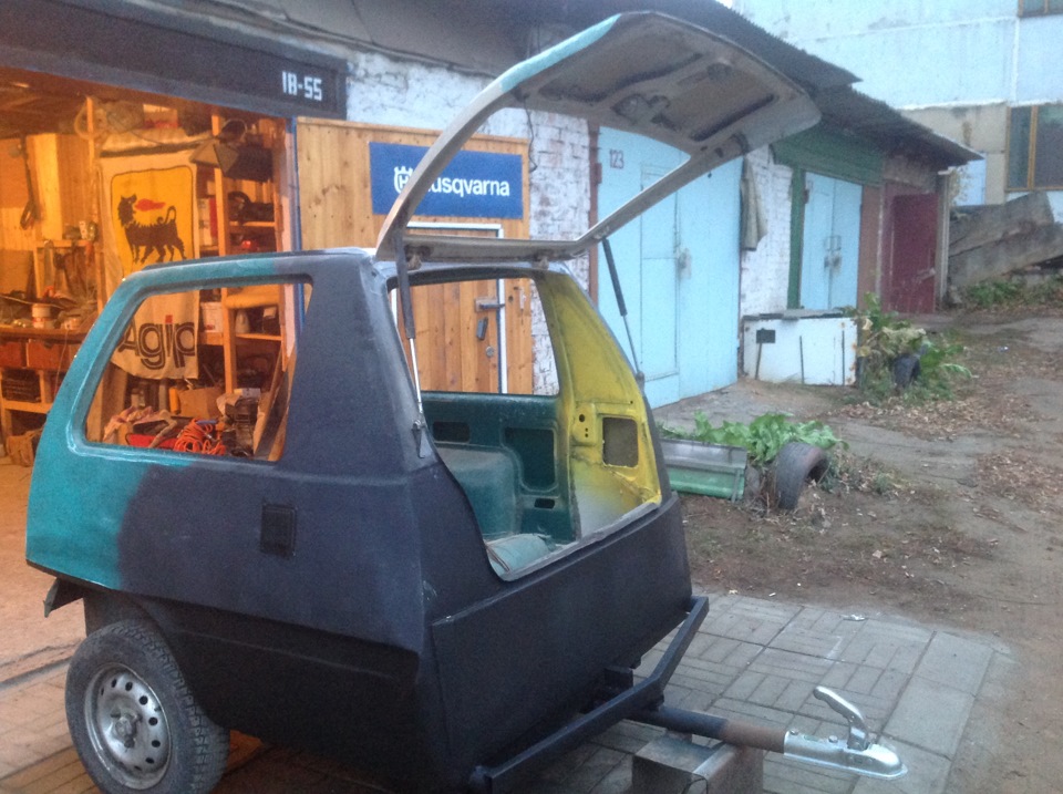 ПРИЦЕП-переделка передней крышки багажника — КАМАЗ 11113 Ока, 0,7 л ...