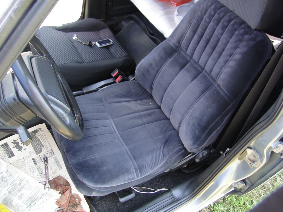 Сиденья, обработка дна. — Lada 21099, 1,5 л, 1994 года | своими руками ...