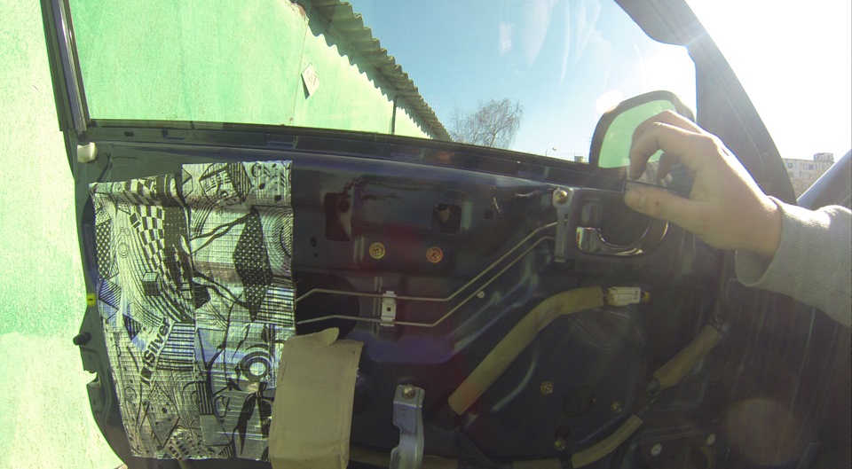 Установка колонок и шумка) — Mitsubishi Galant (8G), 2 л, 1998 года ...