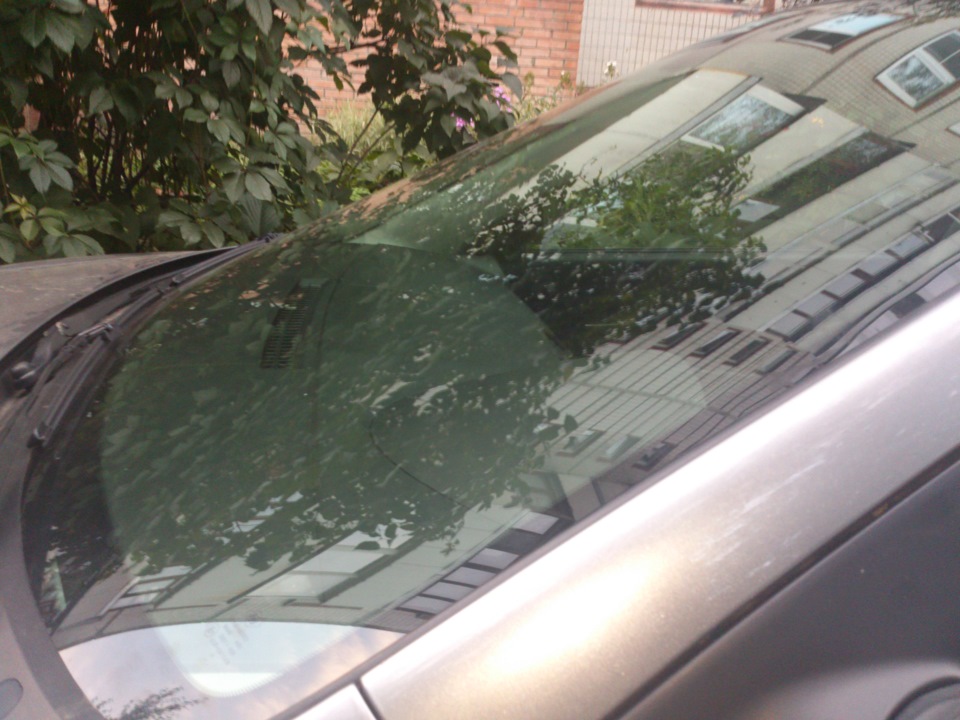 Замена лобового стекла — Mazda 3 (1G) BK, 1,6 л, 2006 года | визит на ...