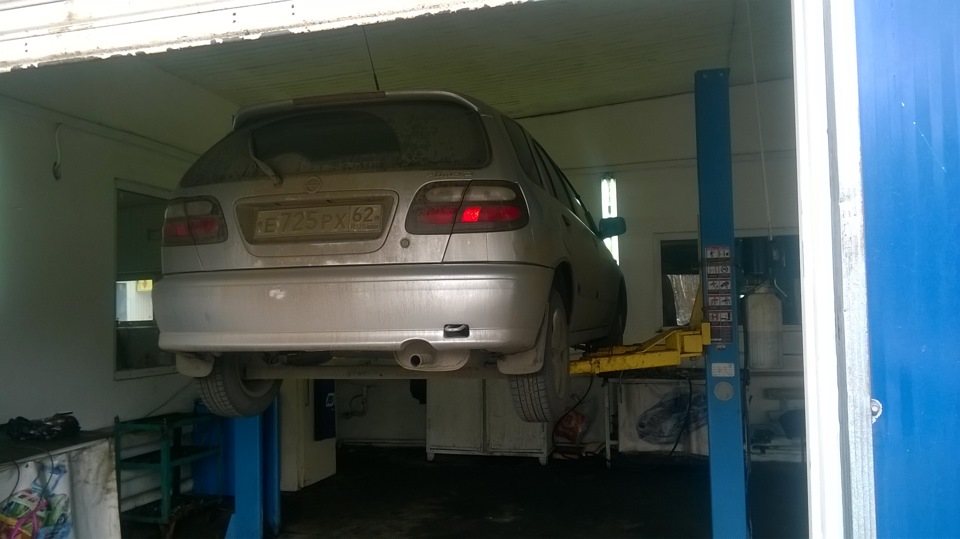 замена ступичных обоих подшипников спереди — Nissan Almera I (N15), 1,4 ...
