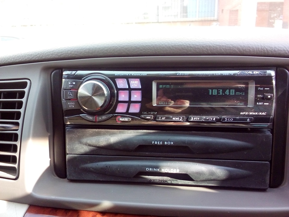 Alpine CDA-9887R — Toyota Corolla (120), 1,5 л, 2002 года | автозвук ...