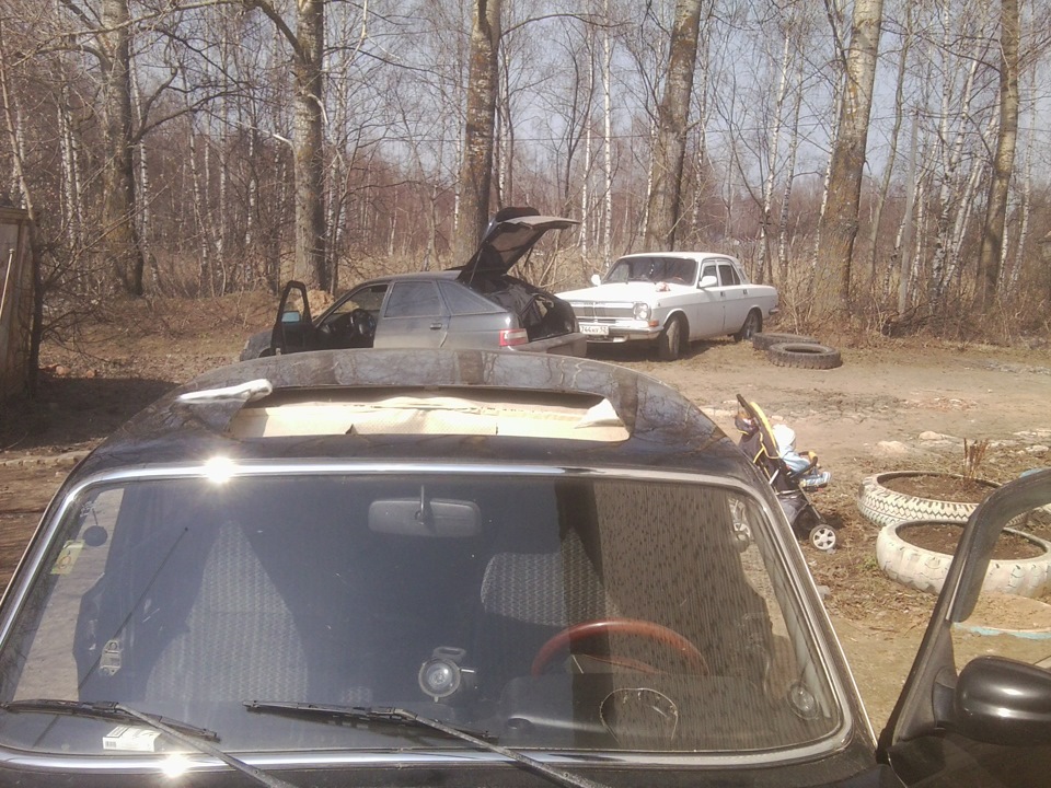 врезка люка — ГАЗ 3102, 2,4 л, 1996 года | своими руками | DRIVE2