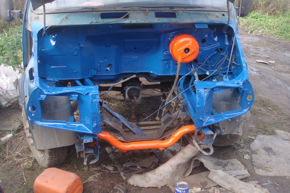 Покраска моторного отсека — ГАЗ Газель, 2,3 л, 1996 года | своими ...