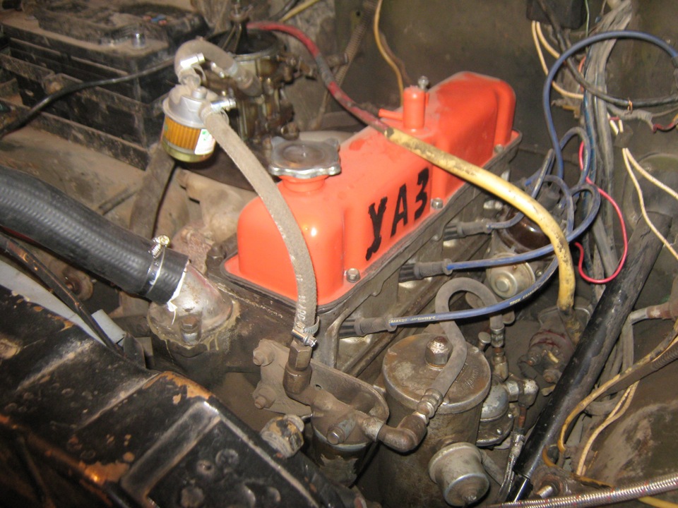 Крышка клапанов — УАЗ 469, 2,4 л, 1992 года | просто так | DRIVE2