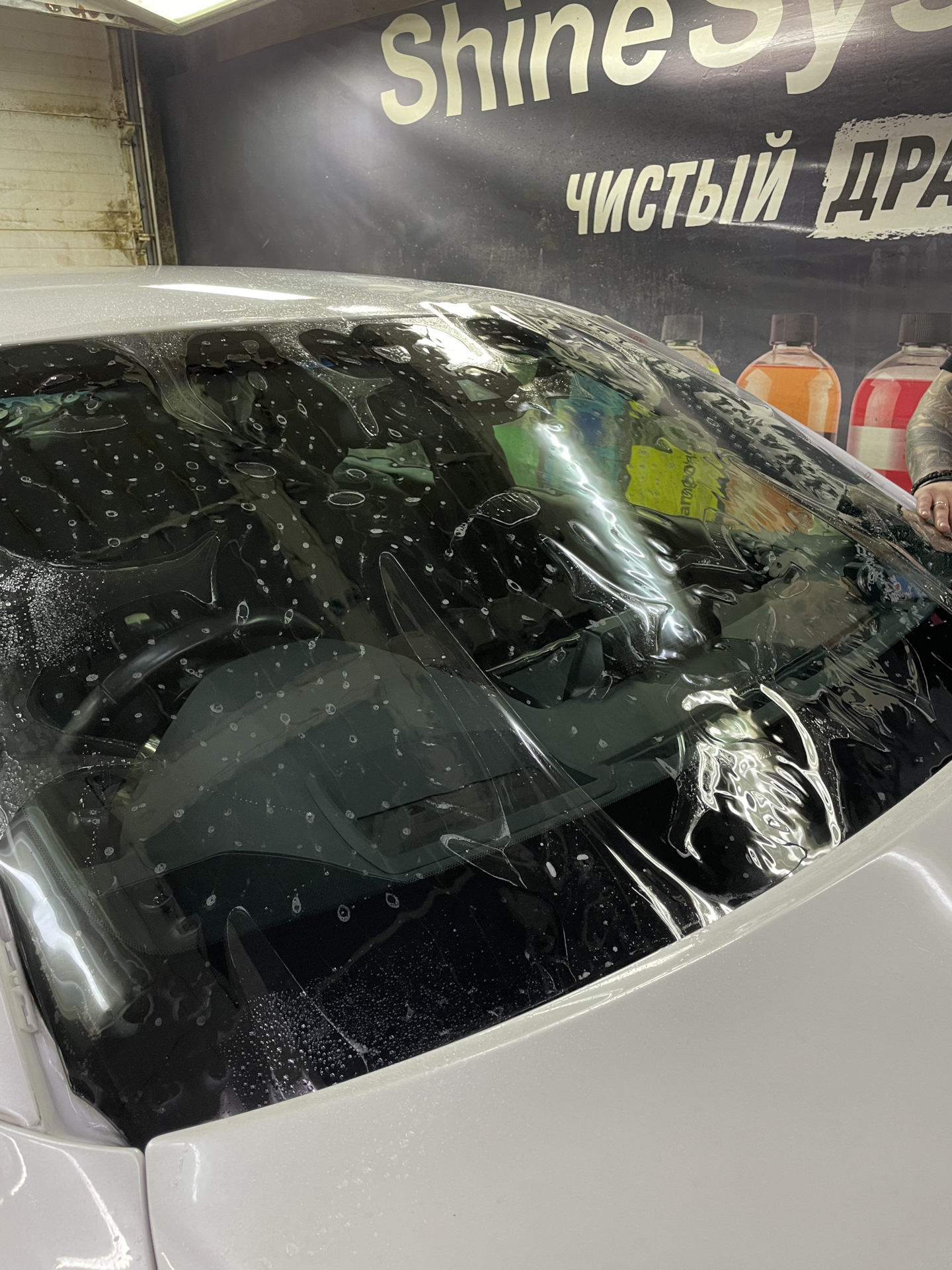 Защита лобового стекла — Toyota Crown (S220), 2,5 л, 2018 года | просто ...
