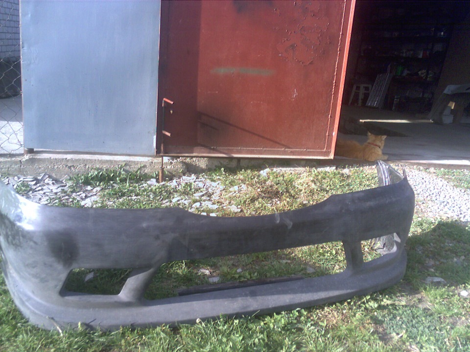 Переделка бампера снайпер под десятку м-ку. Часть 1 — Lada 21103, 1,5 л ...