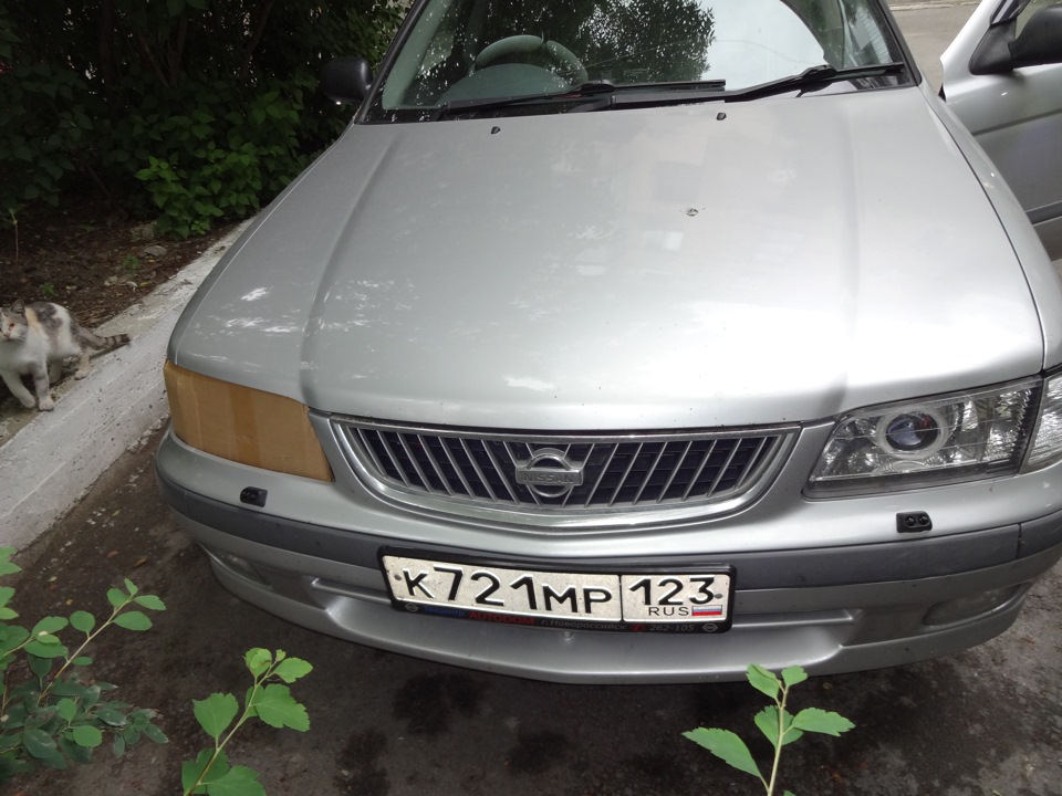 Полировка фар nissan sunny fb15