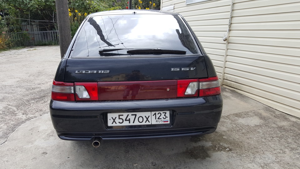 Приобрёл новые фары клюшки и новый задний бампер, а также снял спойлер ...