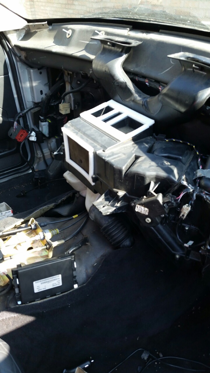 Ремонт заслонок климата, снятие торпеды… — Jeep Grand Cherokee (WJ), 2 ...