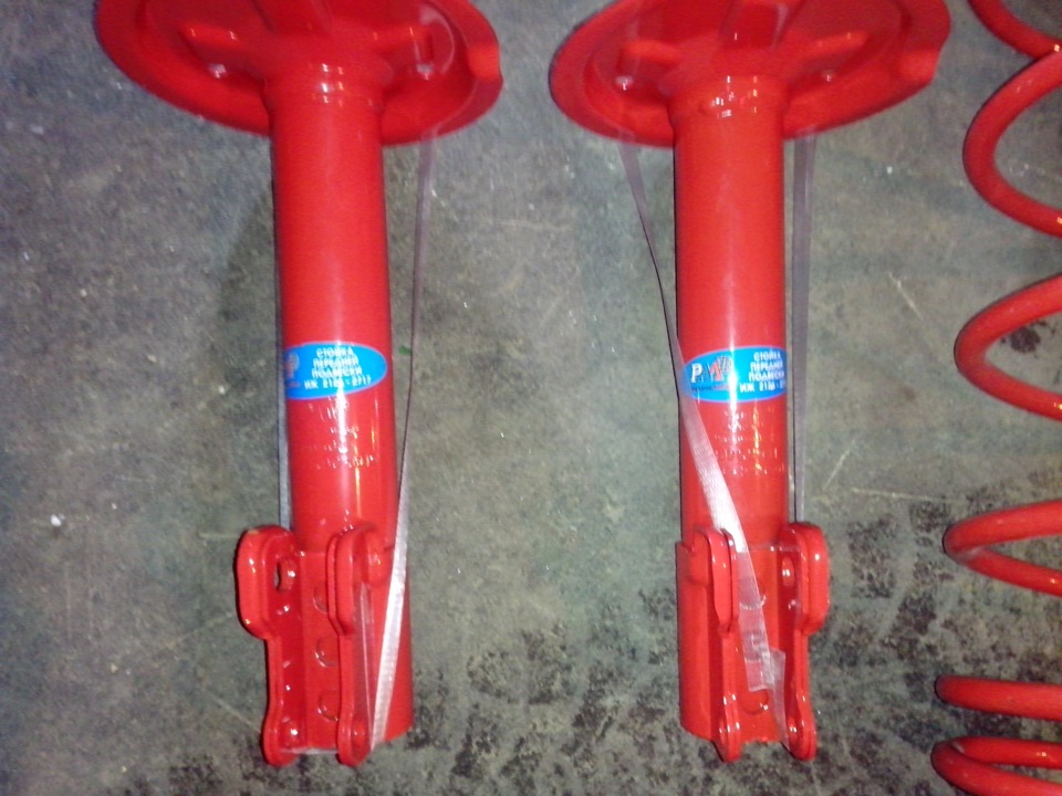 Стойки телескопические "РАЛ"+ пружины "Фобос" — ИЖ 2126, 1,6 л, 2001 ...