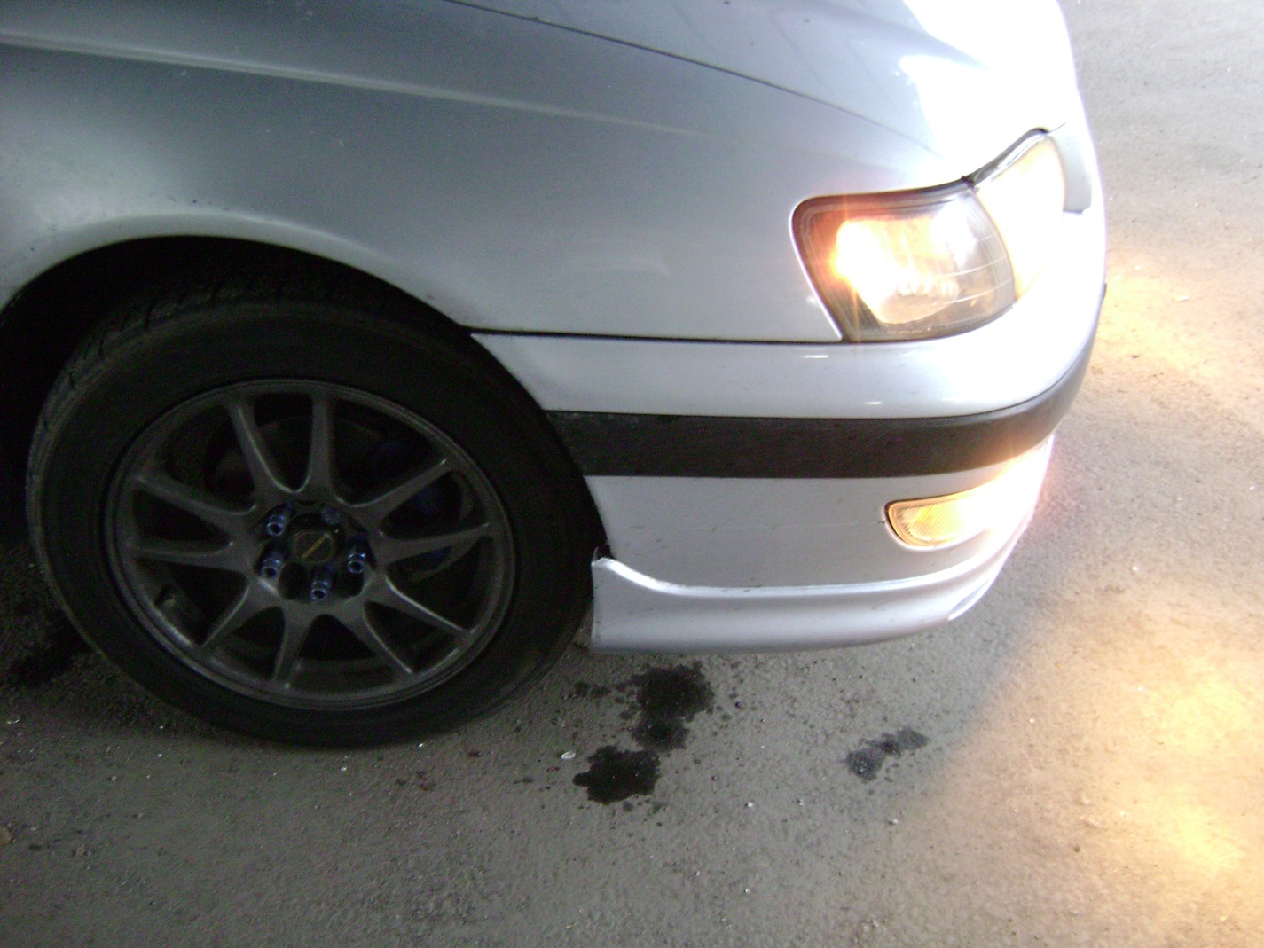 Lip installation and little things - Toyota Caldina 20 L 1997