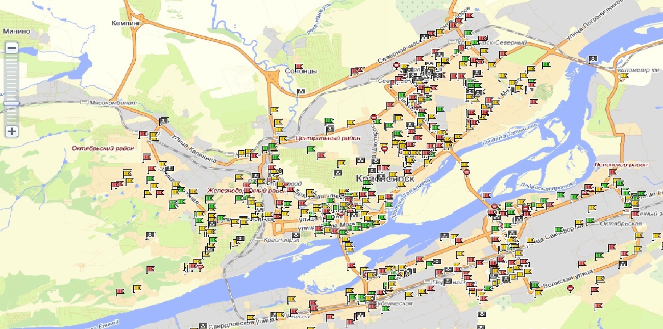 Карта камер онлайн красноярска
