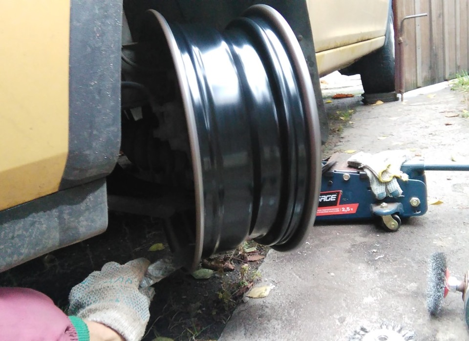 обработал ржавые диски — Opel Combo C, 1,3 л, 2005 года | своими руками ...