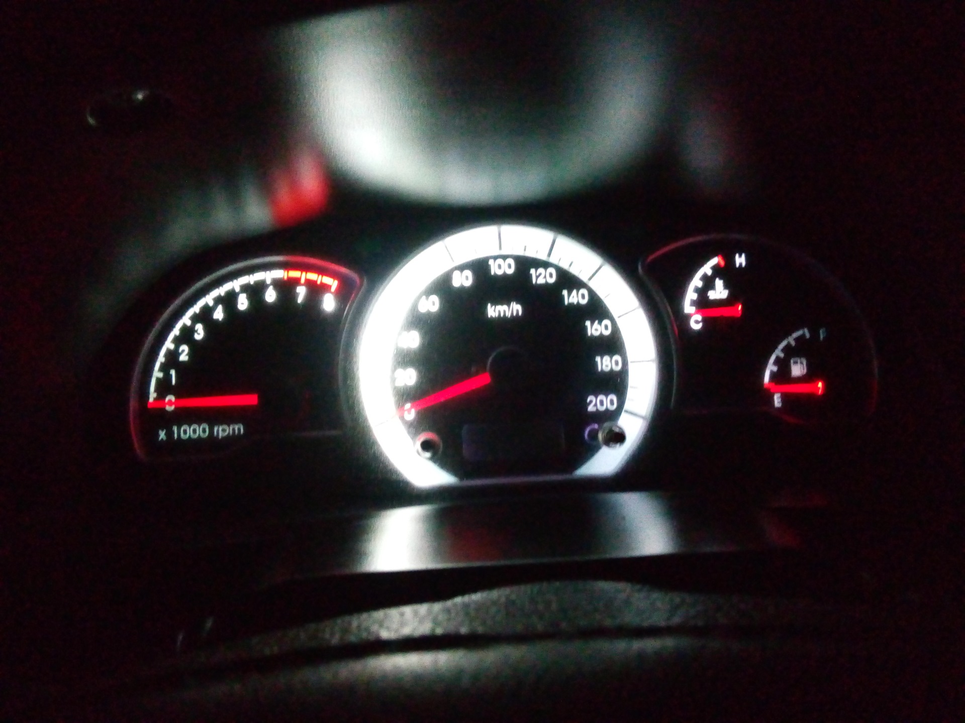 Новые лампы в приборку — Daewoo Nexia (N150), 1,6 л, 2010 года ...