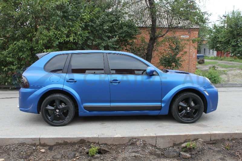 Пленку на Кай клеили в Ростове контора Creativ Auto — Porsche Cayenne (1G) 955/957, 4,3 л, 2004