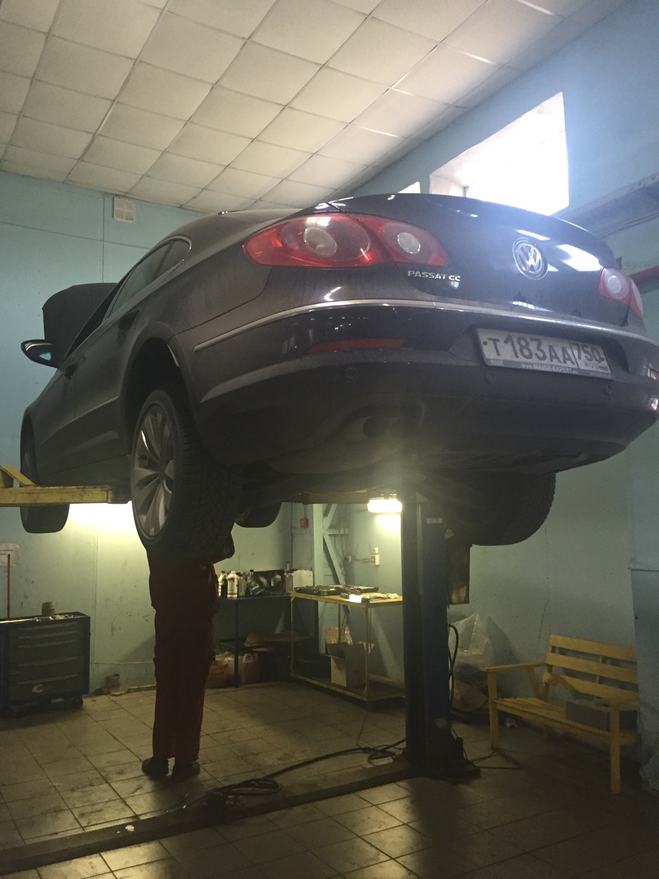 Диагностика и замена кронштейнов — Volkswagen Passat CC, 1,8 л, 2011 ...