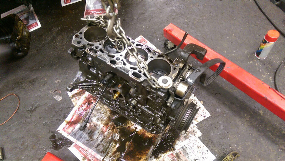 Пробило прокладку головки блока — KIA Sportage (1G), 2 л, 2000 года ...