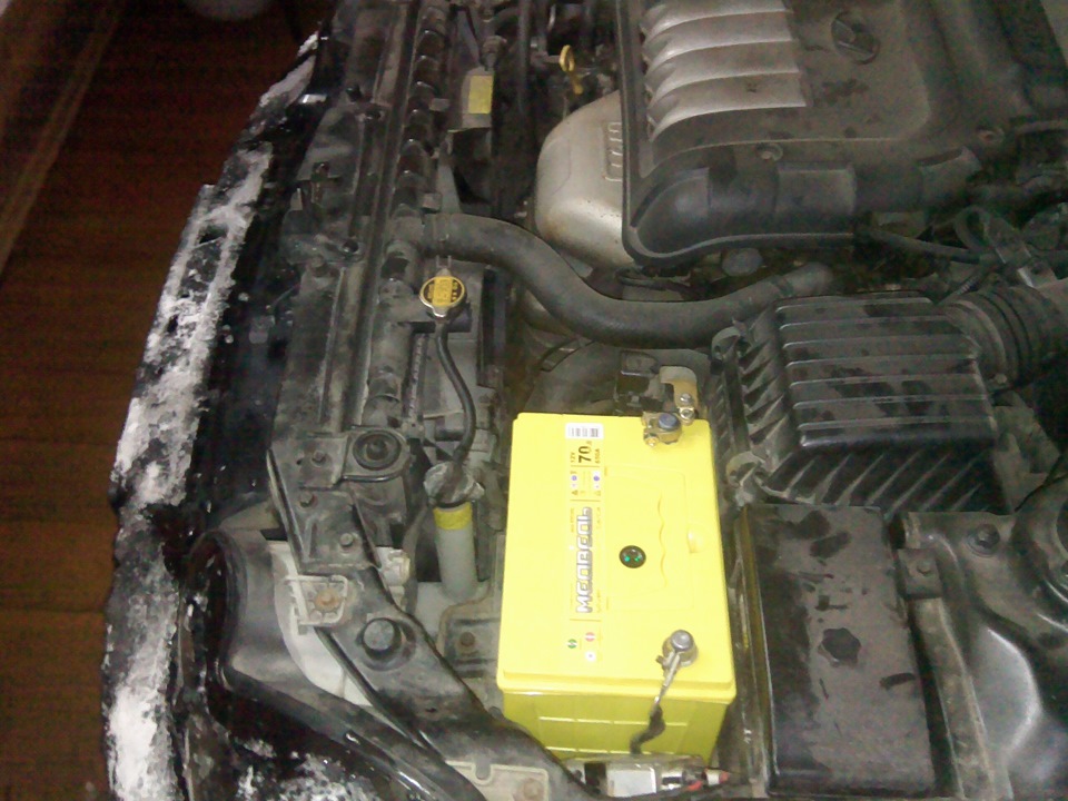 Аккумулятор Тюмень "Медведь" — Hyundai Sonata IV (EF), 2,4 л, 2003 года ...