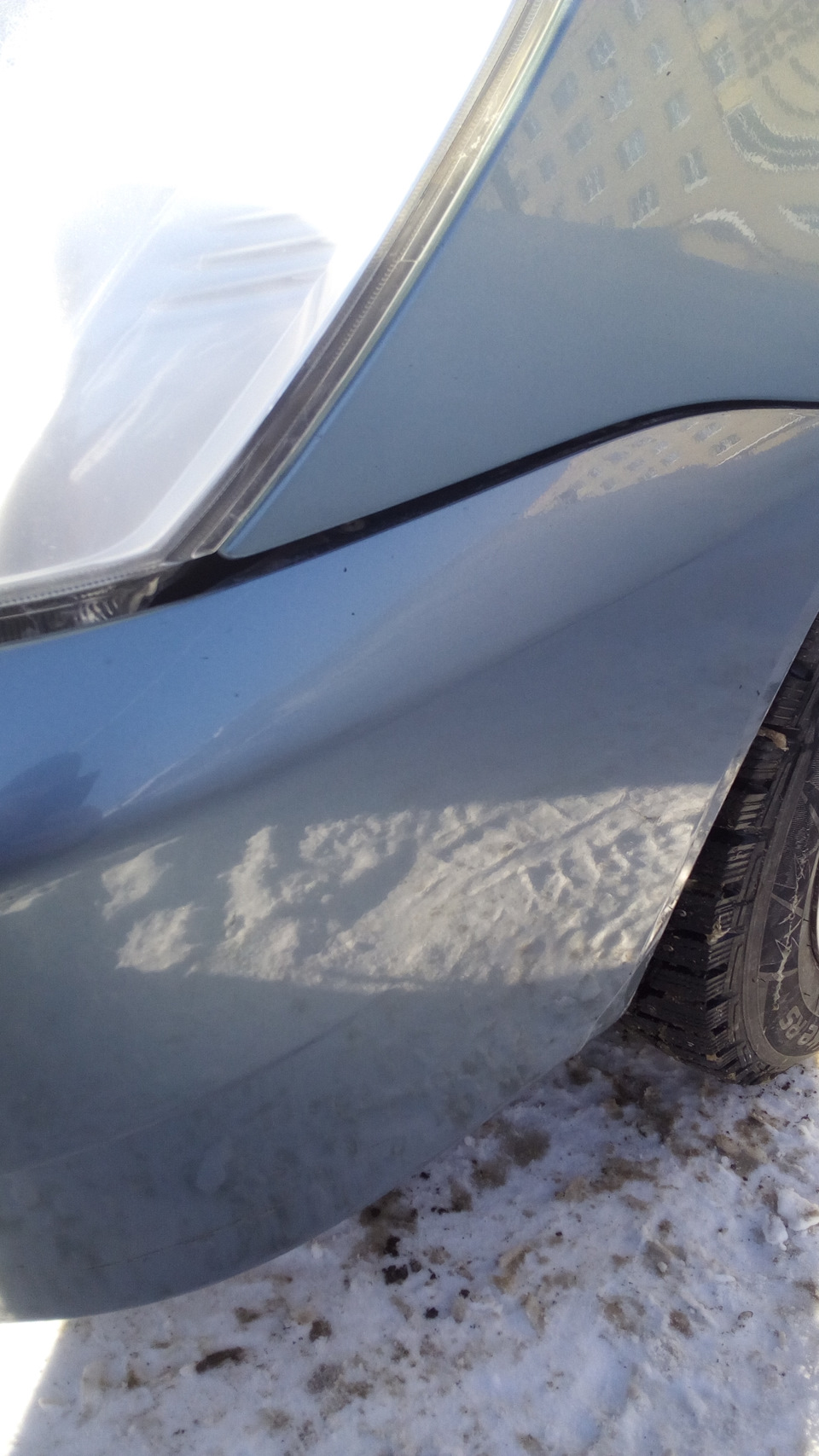 Провис бампер! — Mitsubishi Lancer IX, 1,6 л, 2006 года | кузовной ...