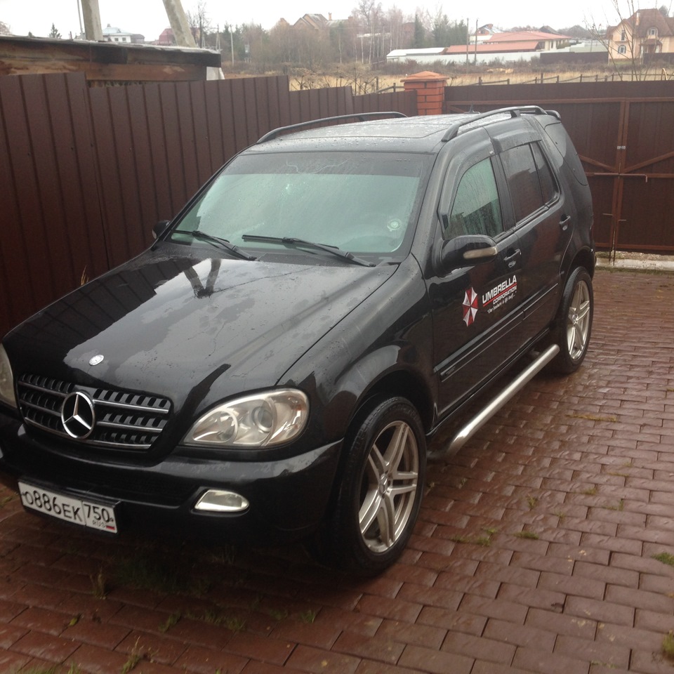 Было скучно) Umbrella corporation — Mercedes-Benz M-Class (W163), 3,7 л,  2003 года | стайлинг | DRIVE2